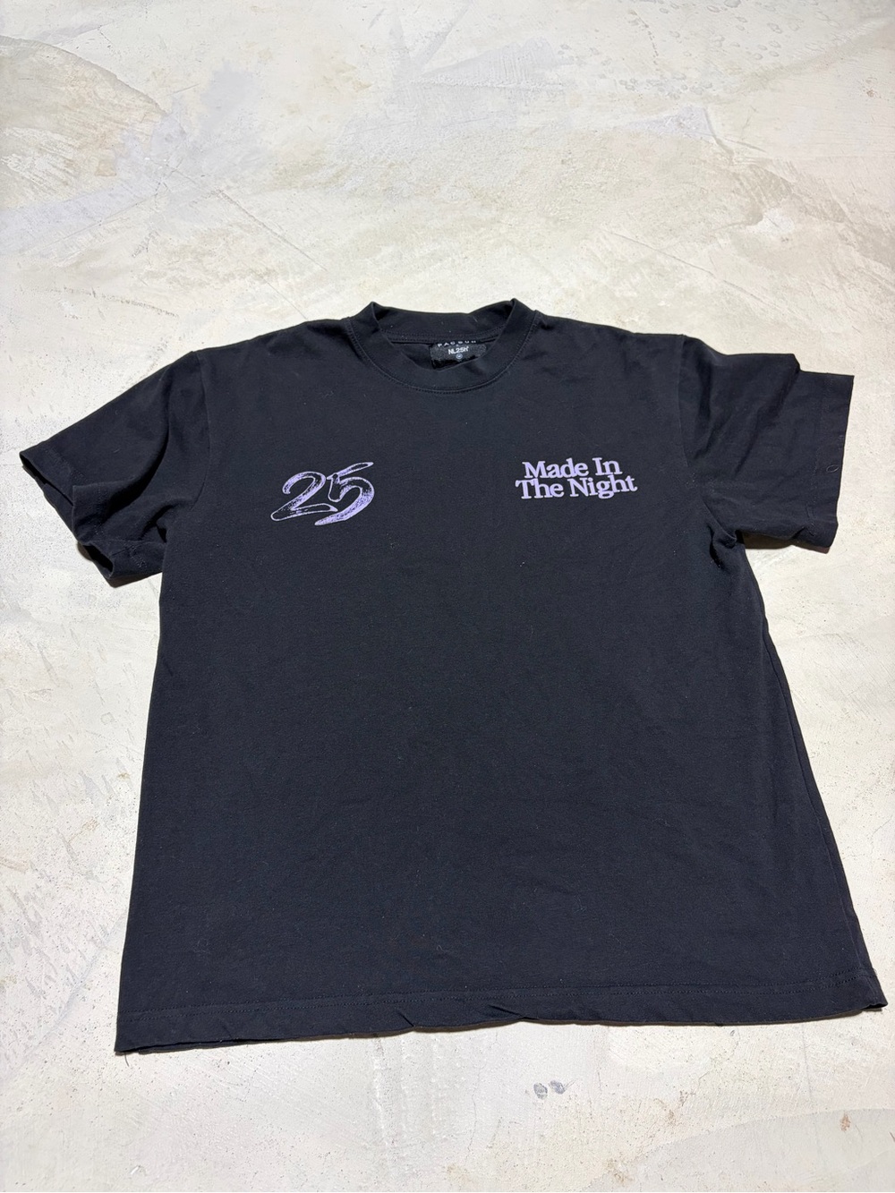 Pacsun x nightlab Made In The Night '25' Graphic Tee black NL25h